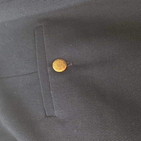 Ralph Lauren Navy Wool Pants 12P Pleated and Lined Petite - Picture 10 of 10